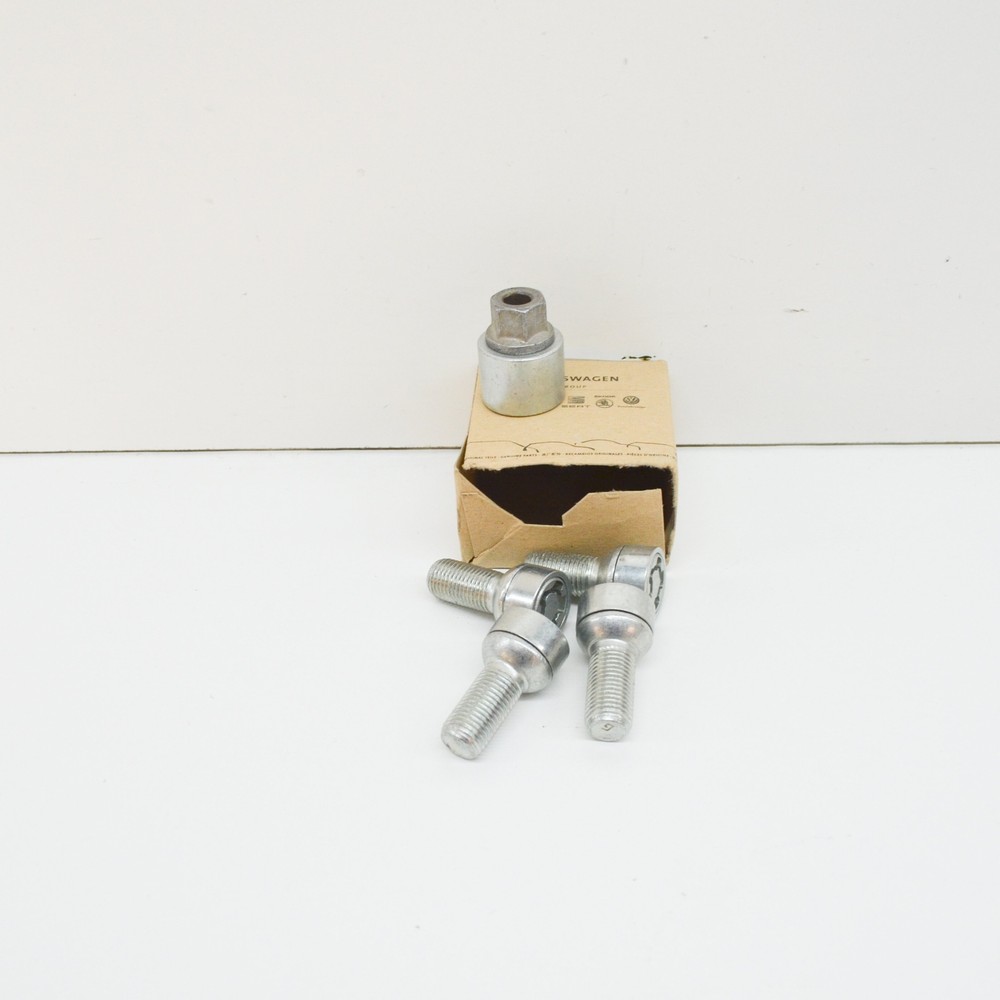 NEW VW T-ROC ANTI-THEFT WHEEL BOLT WITH ADAPTER WHT001814 ORIGINAL