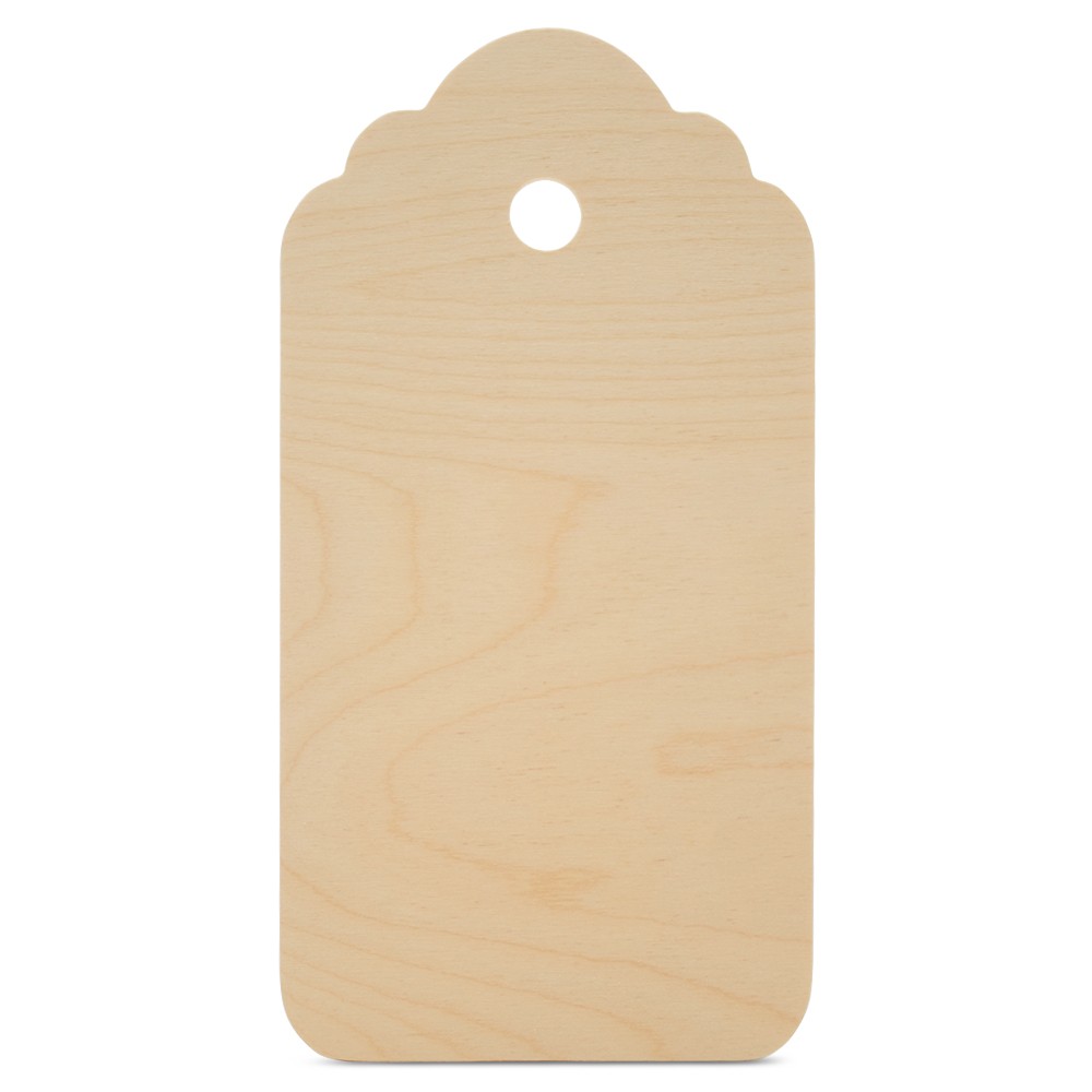 Wood Gift Tag Cutout, 18