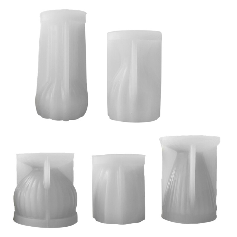 Holders Mold Geometric Shape Silicone Molds Resin Epoxy Candlestick Mould