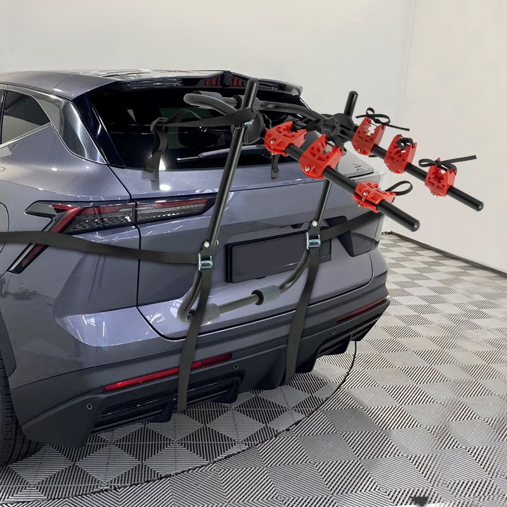 3-Bike Trunk Mount Rack for Sedan Hatchback SUV Minivan