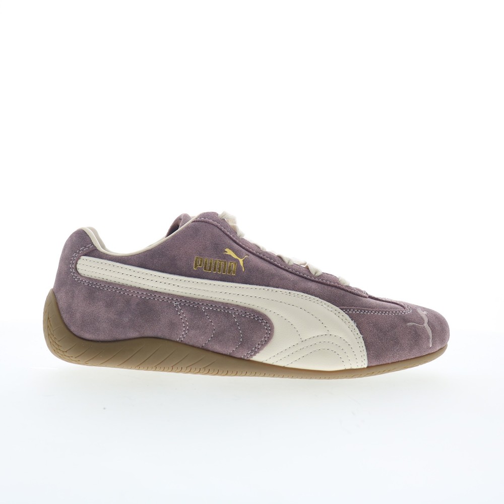 Puma Speedcat Faded 40368805 Mens Purple Suede Lace Up Lifestyle Sneakers Shoes