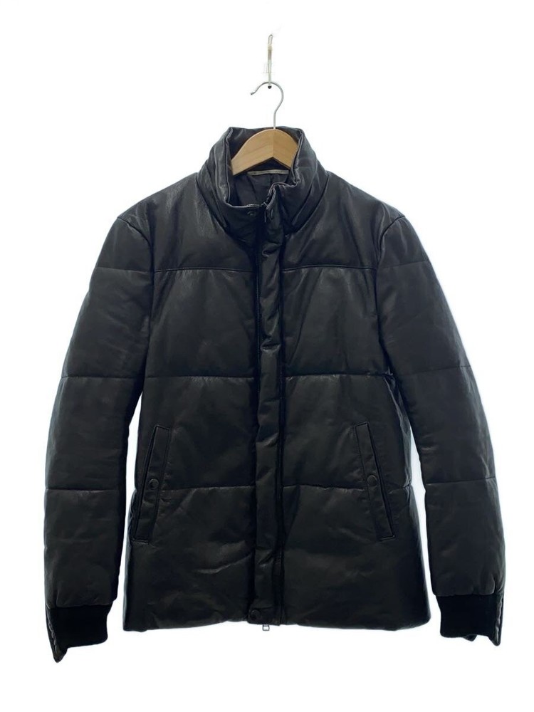 By Tass Standard Leather Jacket Blouson/3/Pig Leather/Blk/Plain/163133003 8922