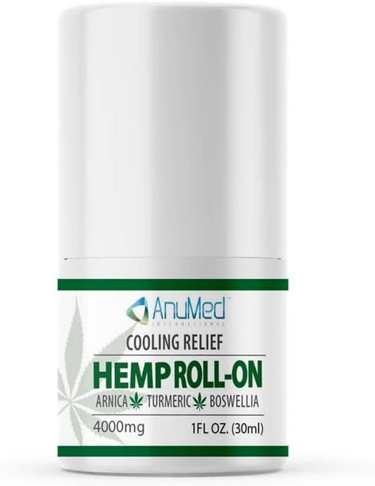 Hemp Roll-On 4000Mg Pain Relief. Fast Acting, Long Lasting, Maximum Strength wit