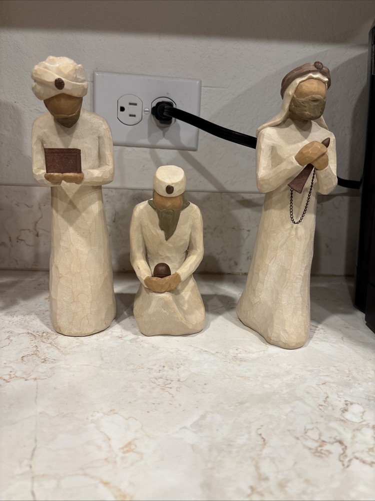 DEMDACO Willow Tree The Three Wisemen Nativity Figurine Collectible