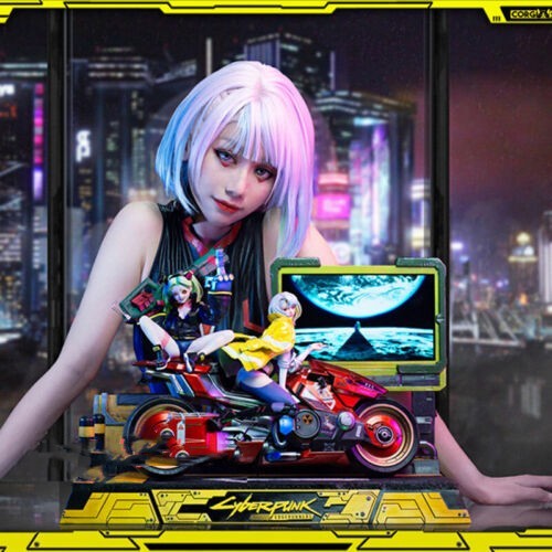 Dtalon Studio Cyberpunk Lucy Resin Statue Model H37CM Rebecca EX ver. In Stock