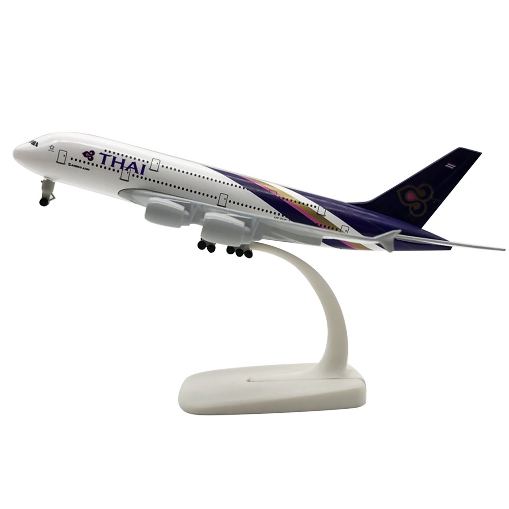 1:400 20cm Aircraft Thai Airways A380 Alloy Plane Model Souvenir Ornaments Gift