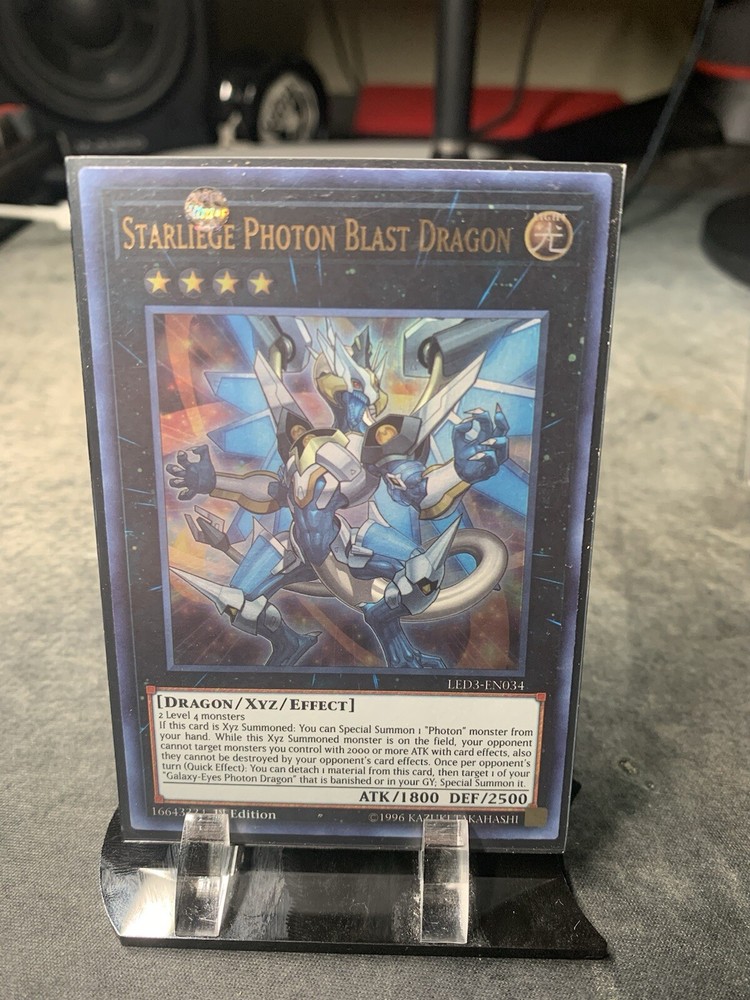 YuGiOh Starliege Photon Blast Dragon LED3-EN034 Ultra 1st Ed NM