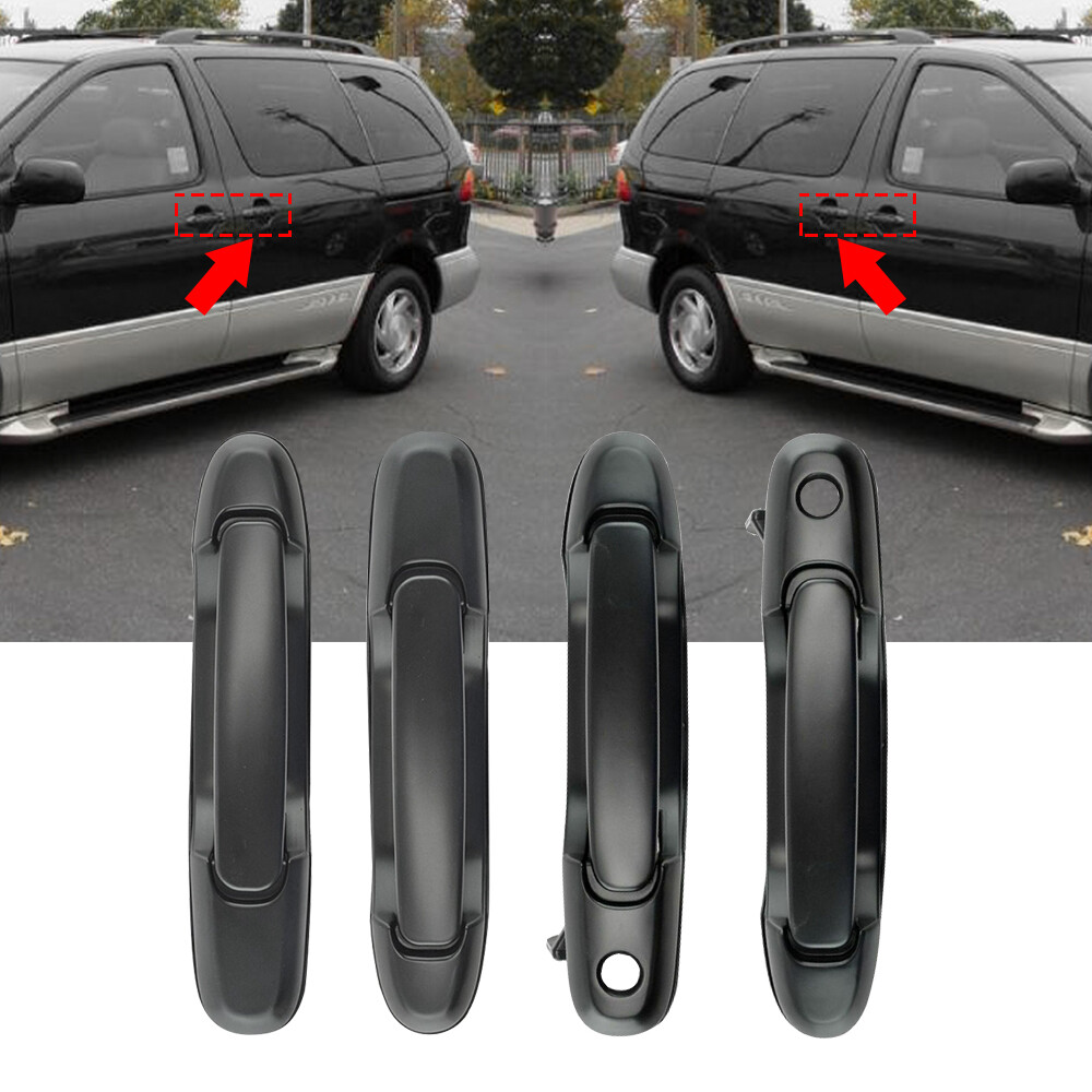 Door Outer Sliding Handle Rear Front Right Left Side 35855 For Sienna Toyota ABS