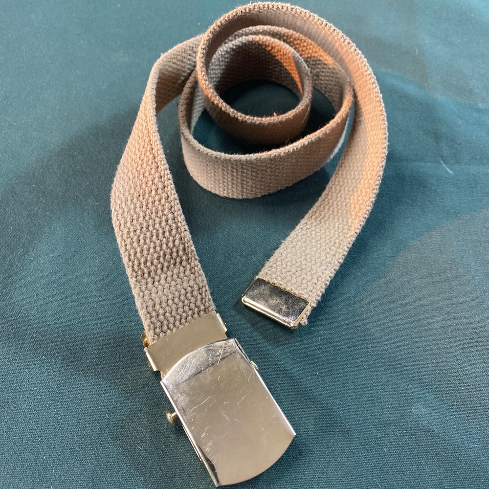 Belt Adjustable Buckle Down Norm Core Vintage Brown