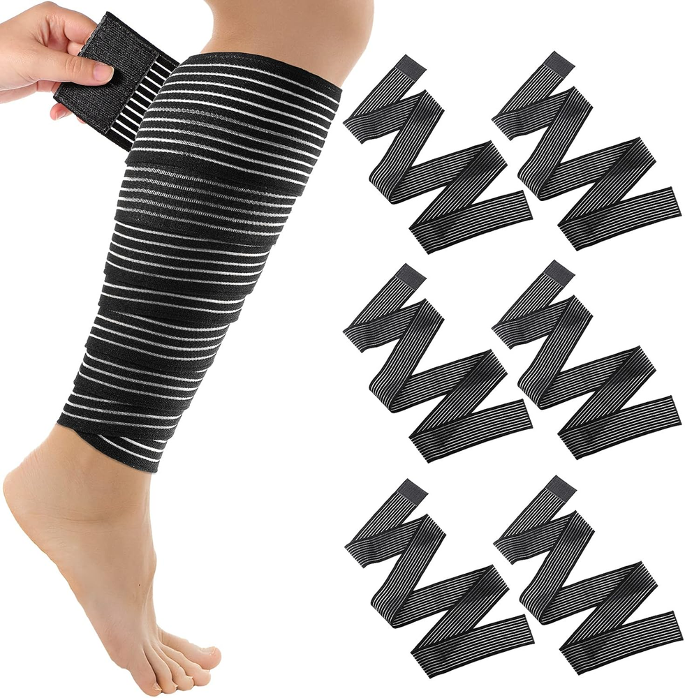 Elastic Calf Compression Sleeve for Leg Support & Ankle Wraps