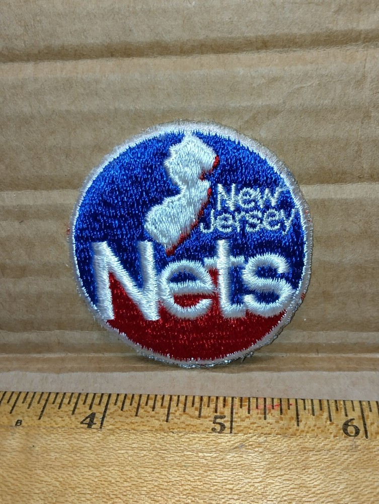Small Vintage New Jersey Nets Patch - Free Shipping