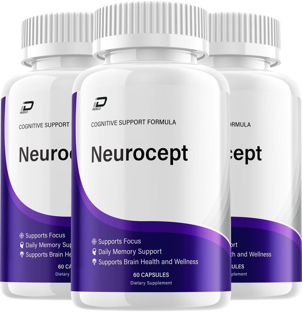 (3 Pack) Neurocept Supplement Capsules – Neurocept Natural Blend Memory Focus