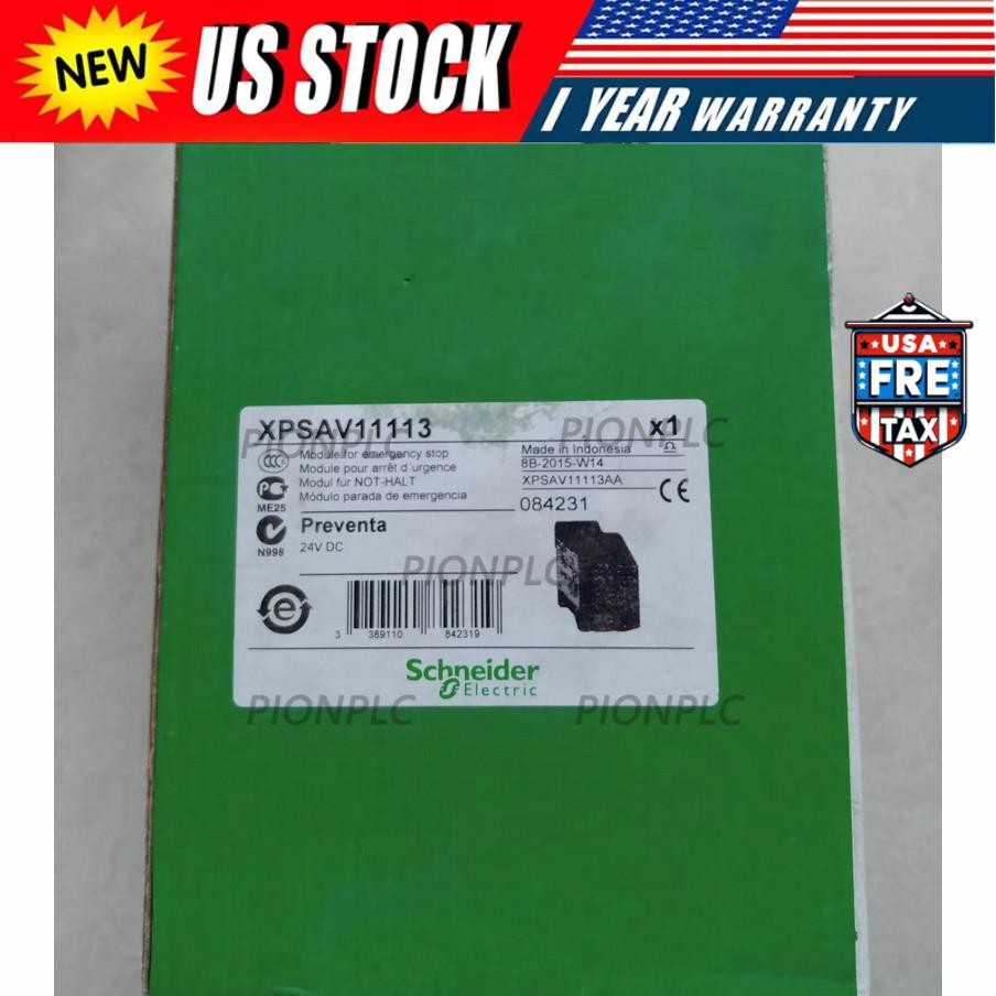 One New Schneider XPSAV11113 24VDC Safety Relay Fast Shipping