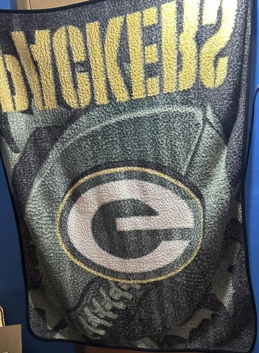 Green Bay Packers NFL Large 5ft Soft Throw Blanket 42x60 Inches