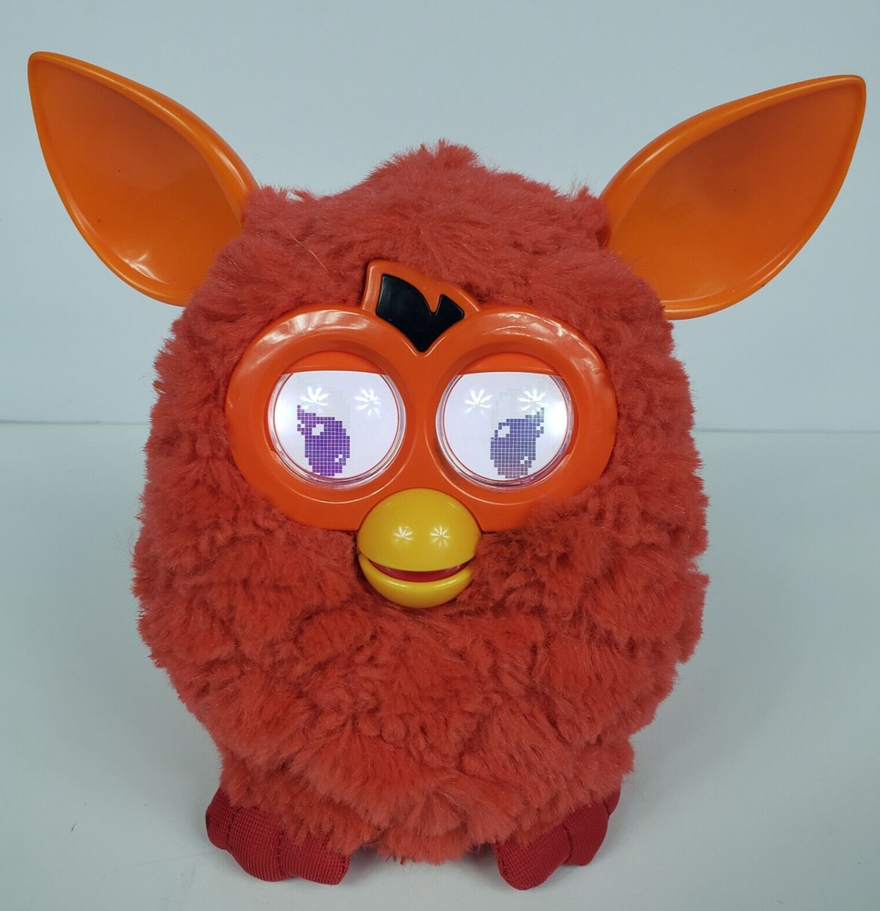 Furby Boom Phoenix Red Orange Interactive Talking Pet Toy by Hasbro 2012 Tested & Working