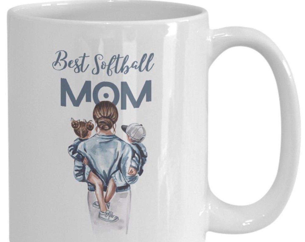 Softball Mom Mug Softball Mom Gift Mom Gift Idea