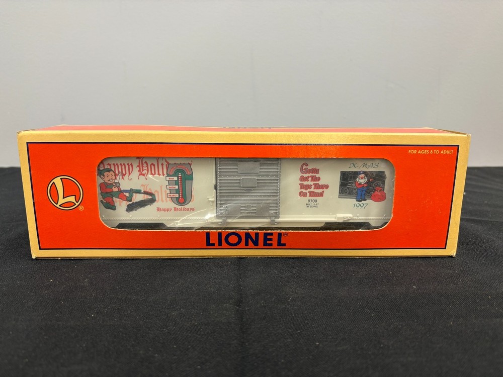 616272 1997 Christmas Lionel O Scale Boxcar