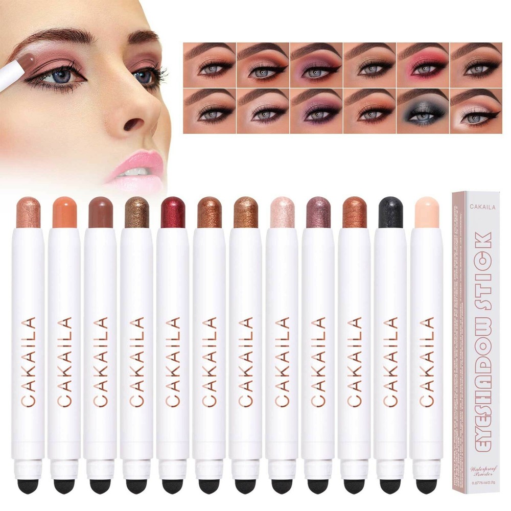 Durable Eyeshadow Stick Pearl Light Waterproof Sparkling Flash Eyeshadow Stick