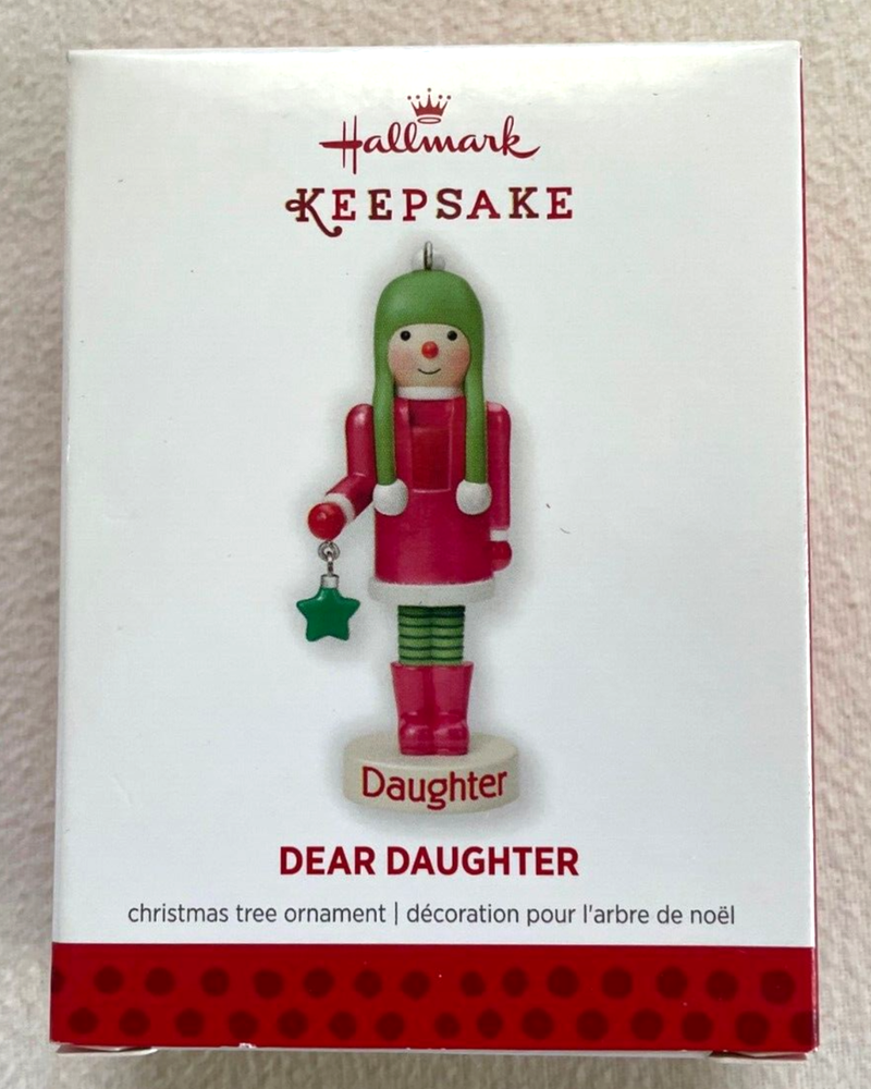 2013 Hallmark Keepsake Christmas Ornament Dear Daughter Family Star Boots