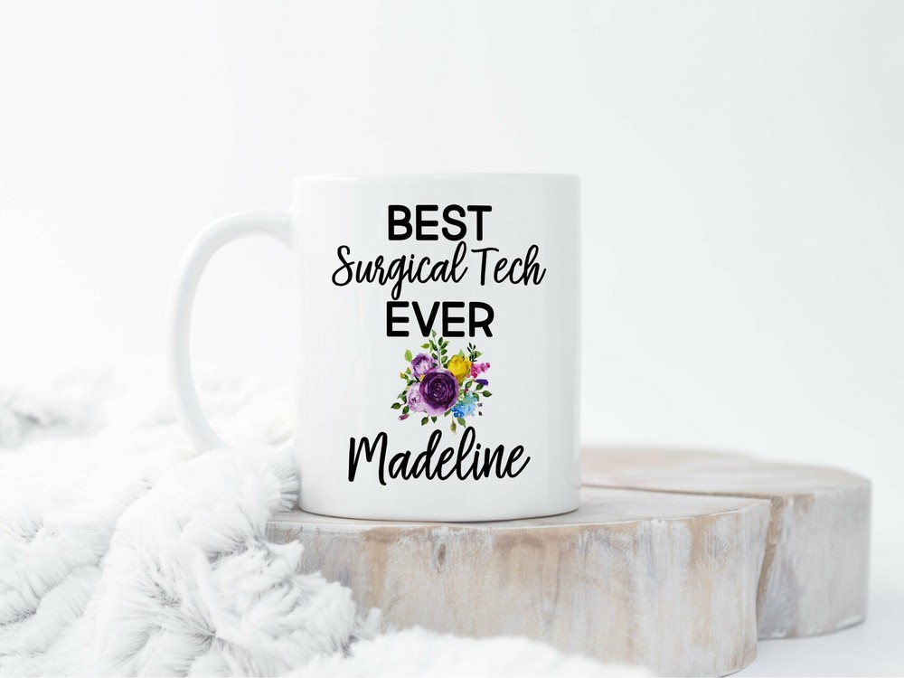 Personalized Surgical Tech Mugs Funny Surgical Tech Mug Surgical Tech Coffee Mug