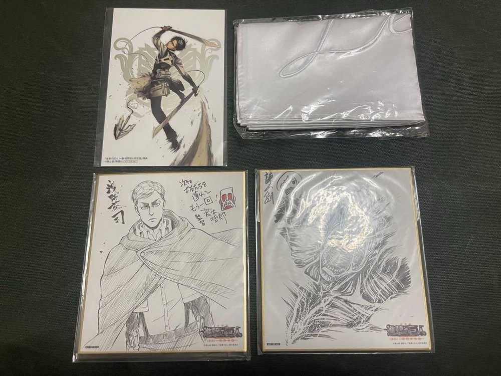 Attack On Titan The Movie Mini Colored Paper Levi Scarf Bulk Sale