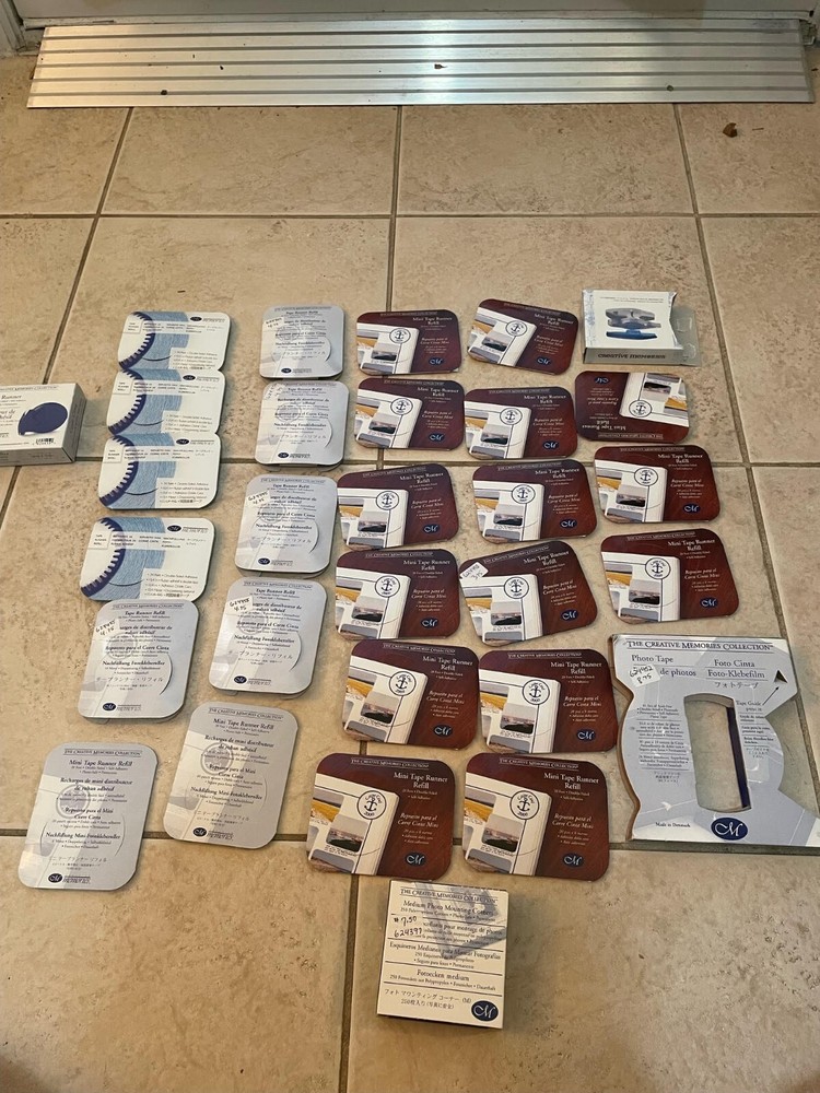 LOT Creative Memories Tape Runner Refill Scrapbook