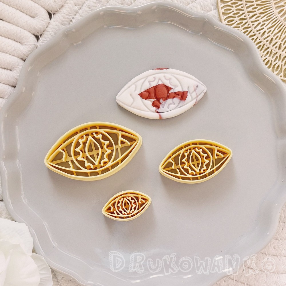 Eye Face Biology Chemistry Human Mystic Polymer Clay Cutter For Earring
