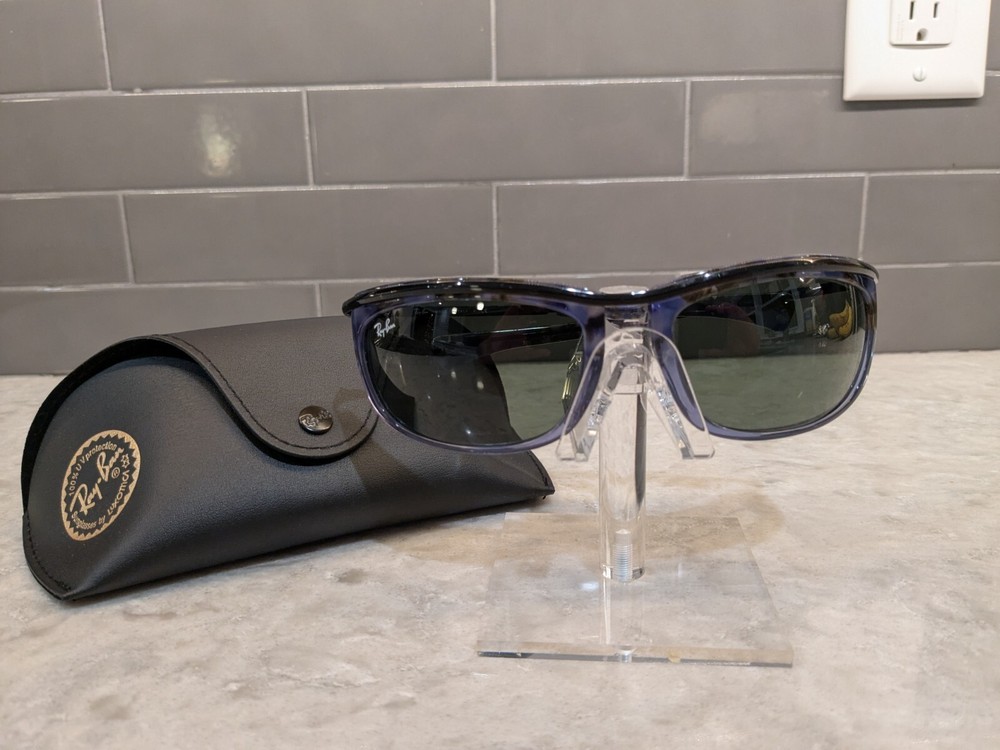 New Ray-Ban RB2319 Olympian I Sunglasses1288/318 Blue/Black tortoise