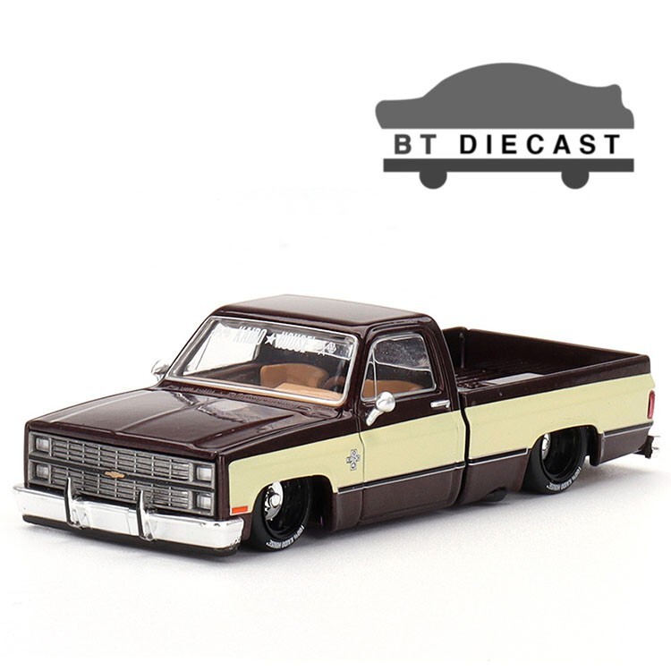 MINI GT KAIDO HOUSE CHEVROLET SILVERADO VINTAGE SPEC V1 1/64 BROWN CREAM KHMG145