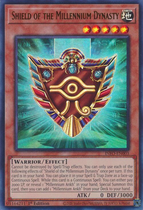 Shield of the Millennium Dynasty INFO-EN003 The Infinite Forbidden 1st Edition