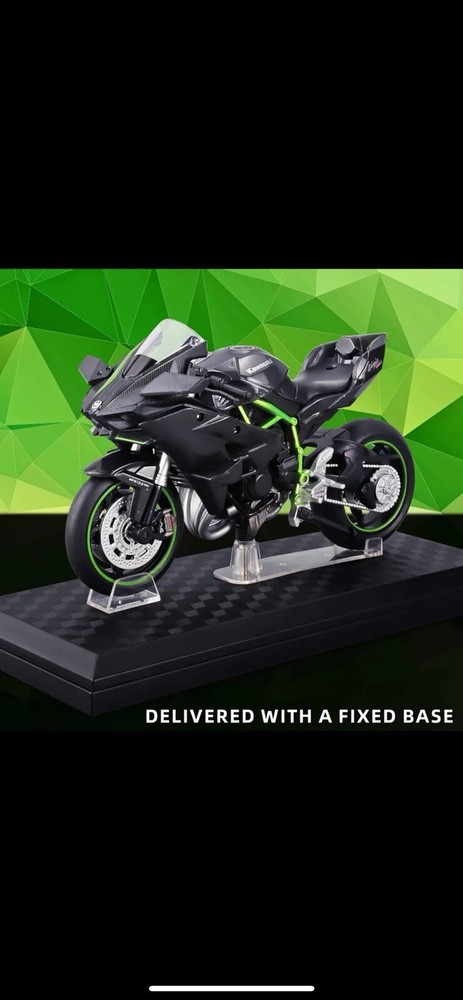 1:12 Scale Diecast Motorcycle Model Toys Kawasaki Ninja Miniature Replica