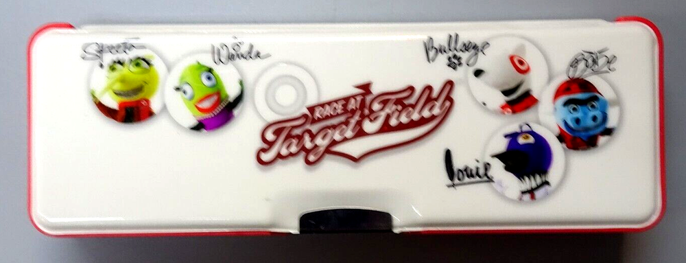 Minnesota Twins Race at Target Field Pencil Case-Double sided 8.5