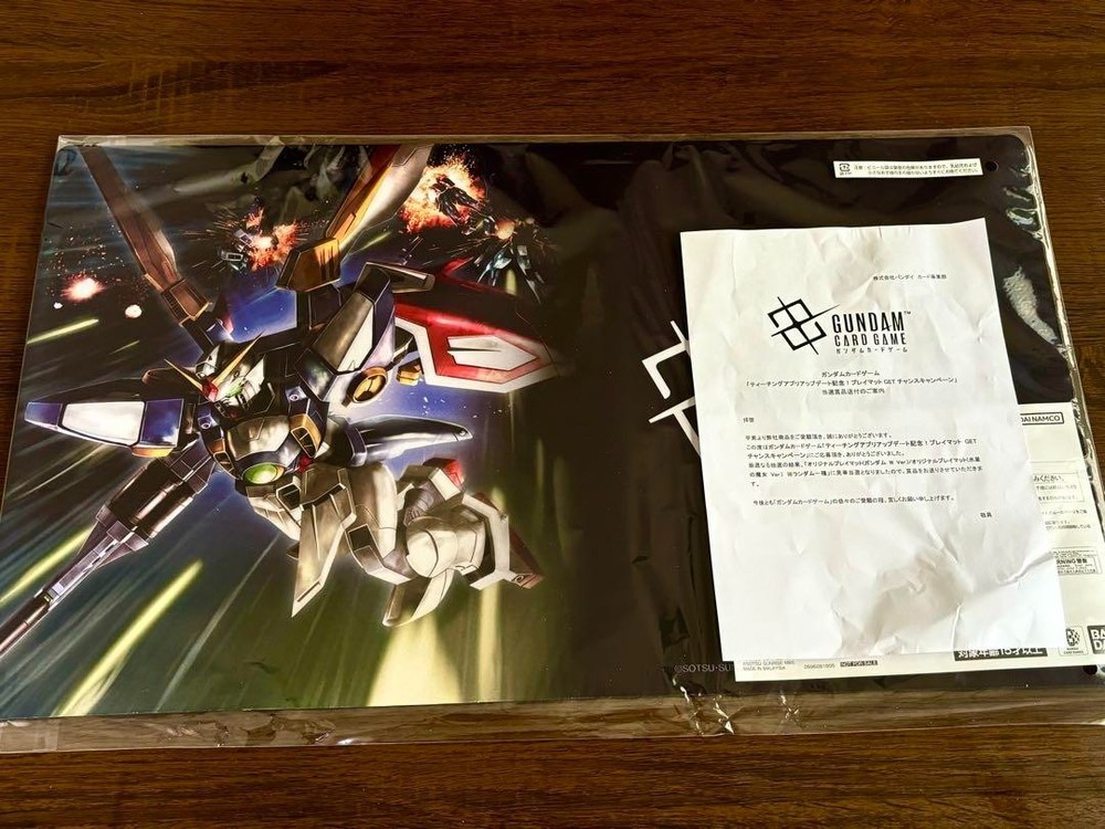 Gundam W Card Game Official Playmat Limited to 250 Teaching App Update 2025