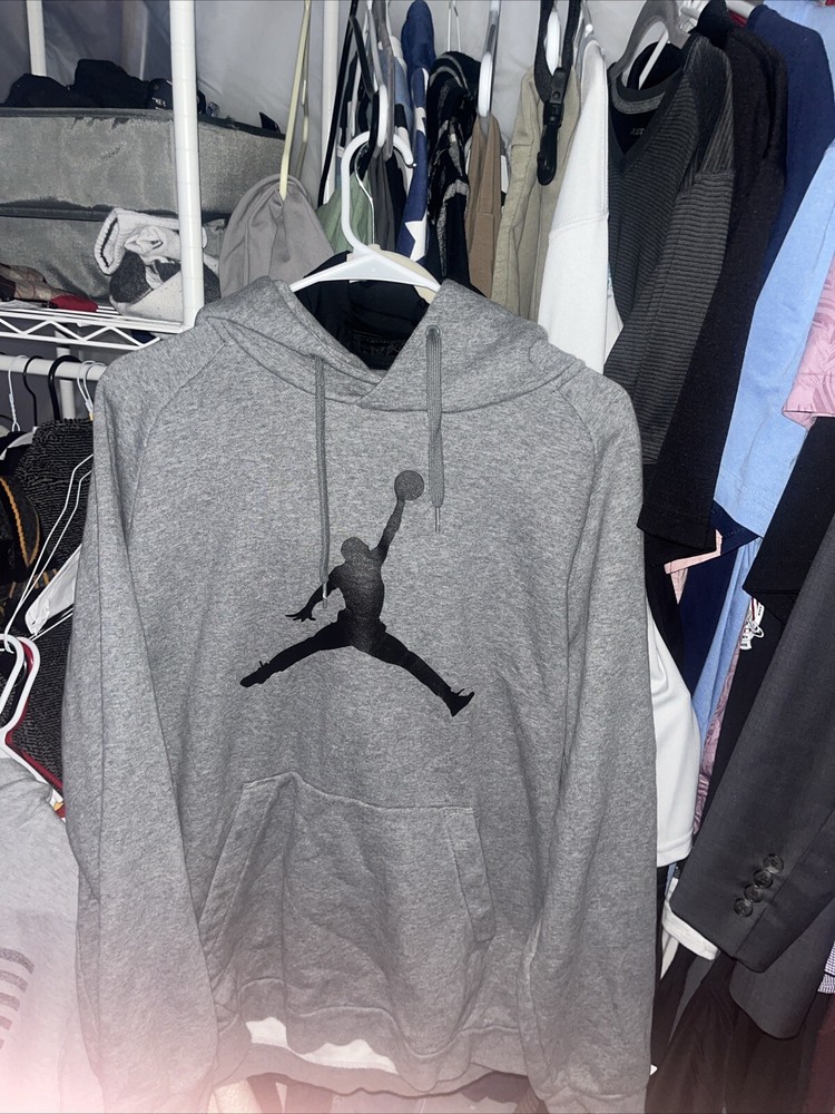 Jordan Logo Grey Men’s Hoodie
