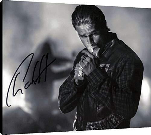 Acrylic Wall Art: Charlie Hunnam Autograph Print - Sons of Anarchy
