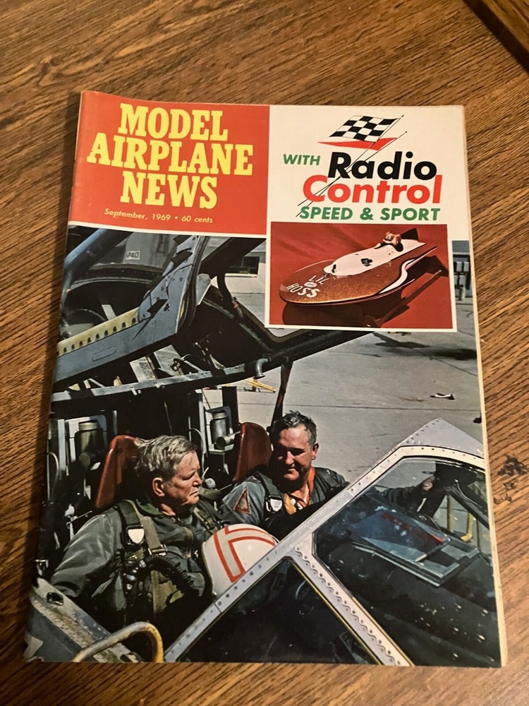 Vintage Back Issue of Model Airplane News Magazine - September 1969