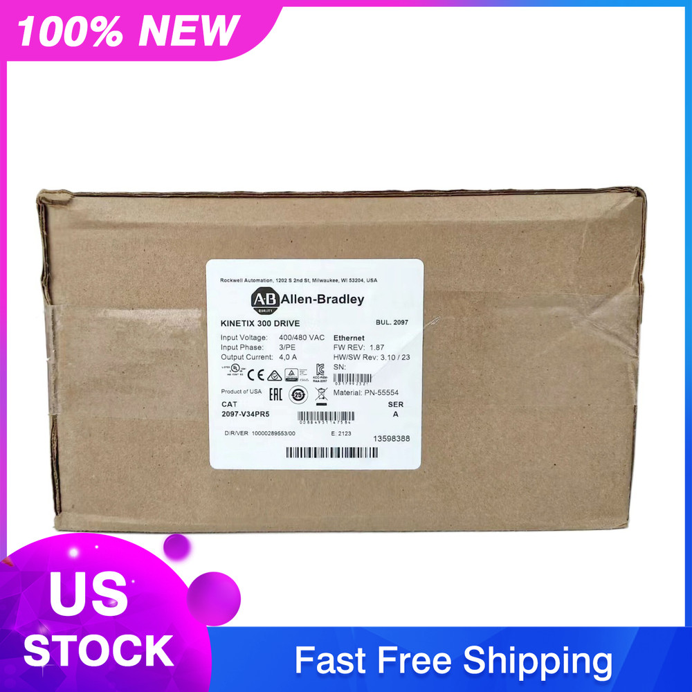 2097-V34PR5 Allen Bradley Servo Drive 2097V34PR5  Sealed  US Free Tax