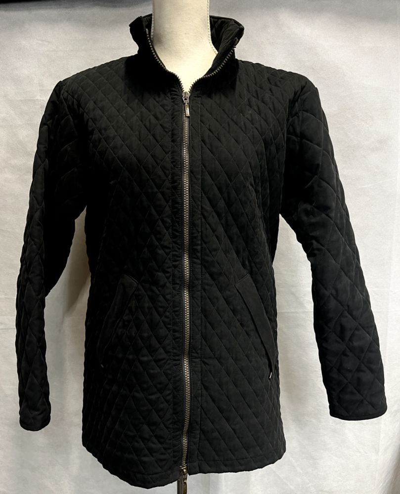 Women's Black Quilted Barbour Jacket UK Size 12