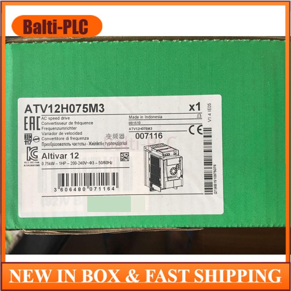 1PC New Schneider ATV12H075M3 220V 0.75KW Ib Box Fast Shipping
