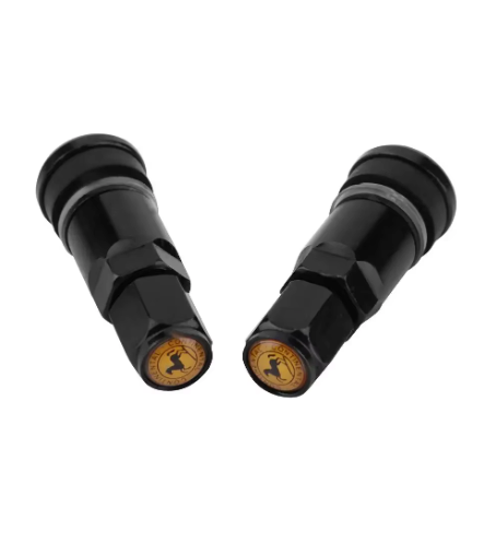 4x FORGED ALUMINIUM TYRE Valve Stem Cap SET FOR Continental RAYS VOLK work WHEEL