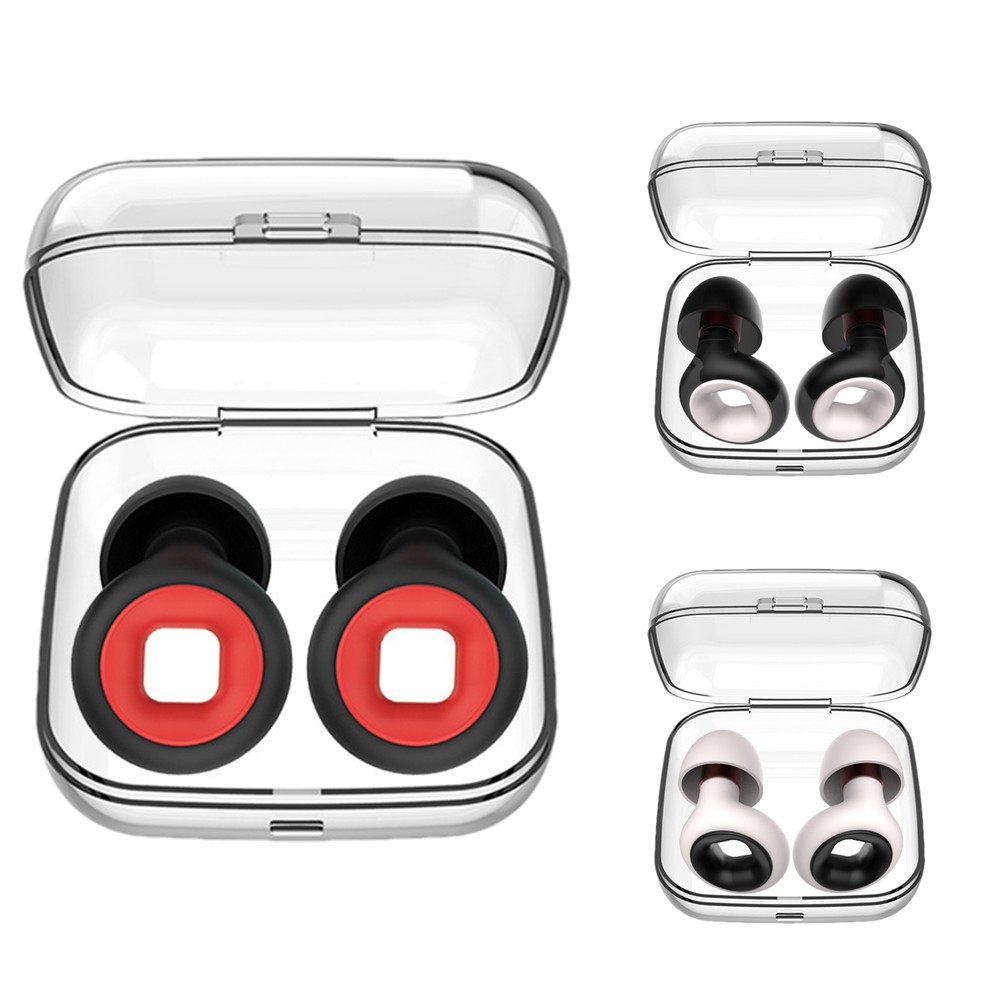 Earplugs for Noise Reduction Soft Reusable Ear Plugs Silence Silicone Ear Tip