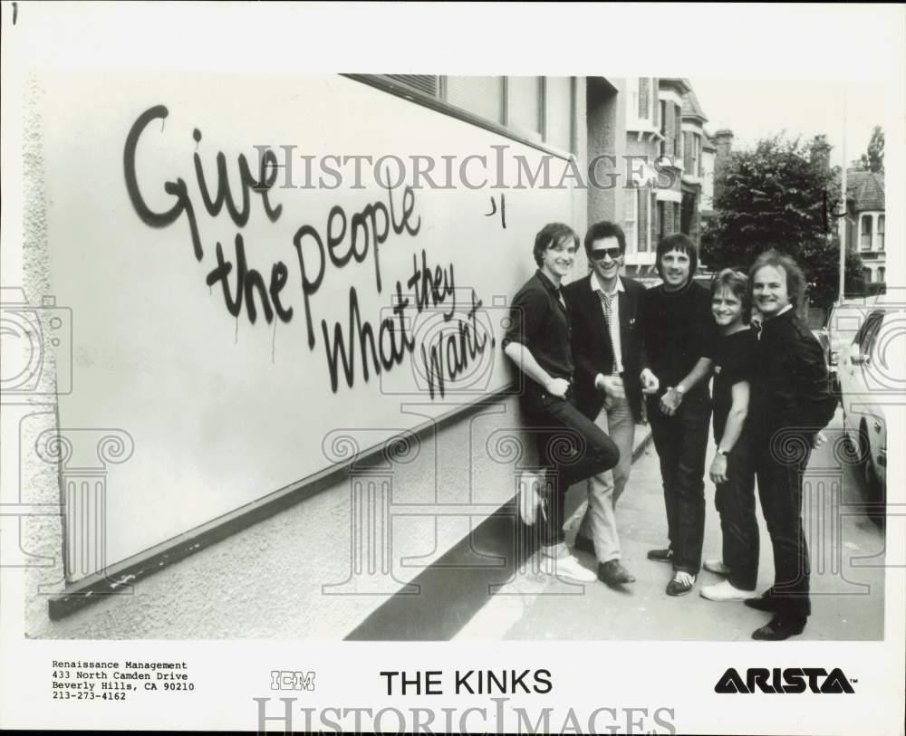 1983 Press Photo Members of the band The Kinks - afx15525