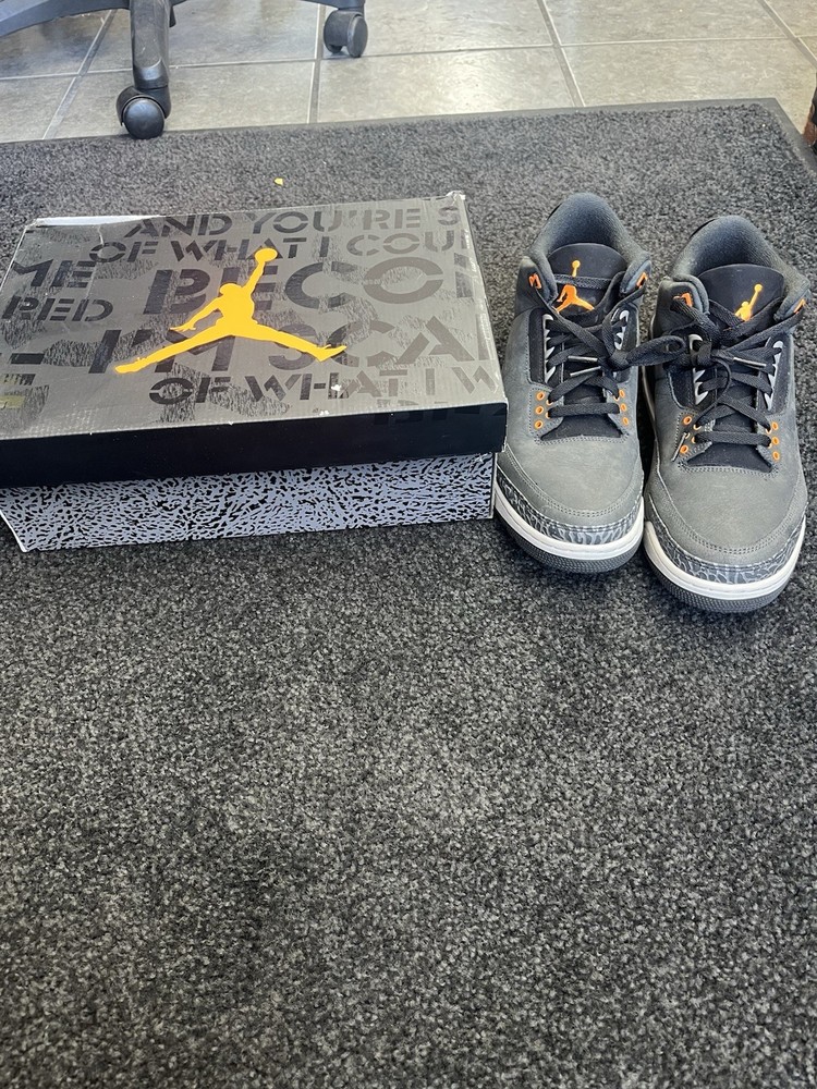 Jordan Air Jordan 3 Retro Night Stadium Total Orange Fear 2023 size 12