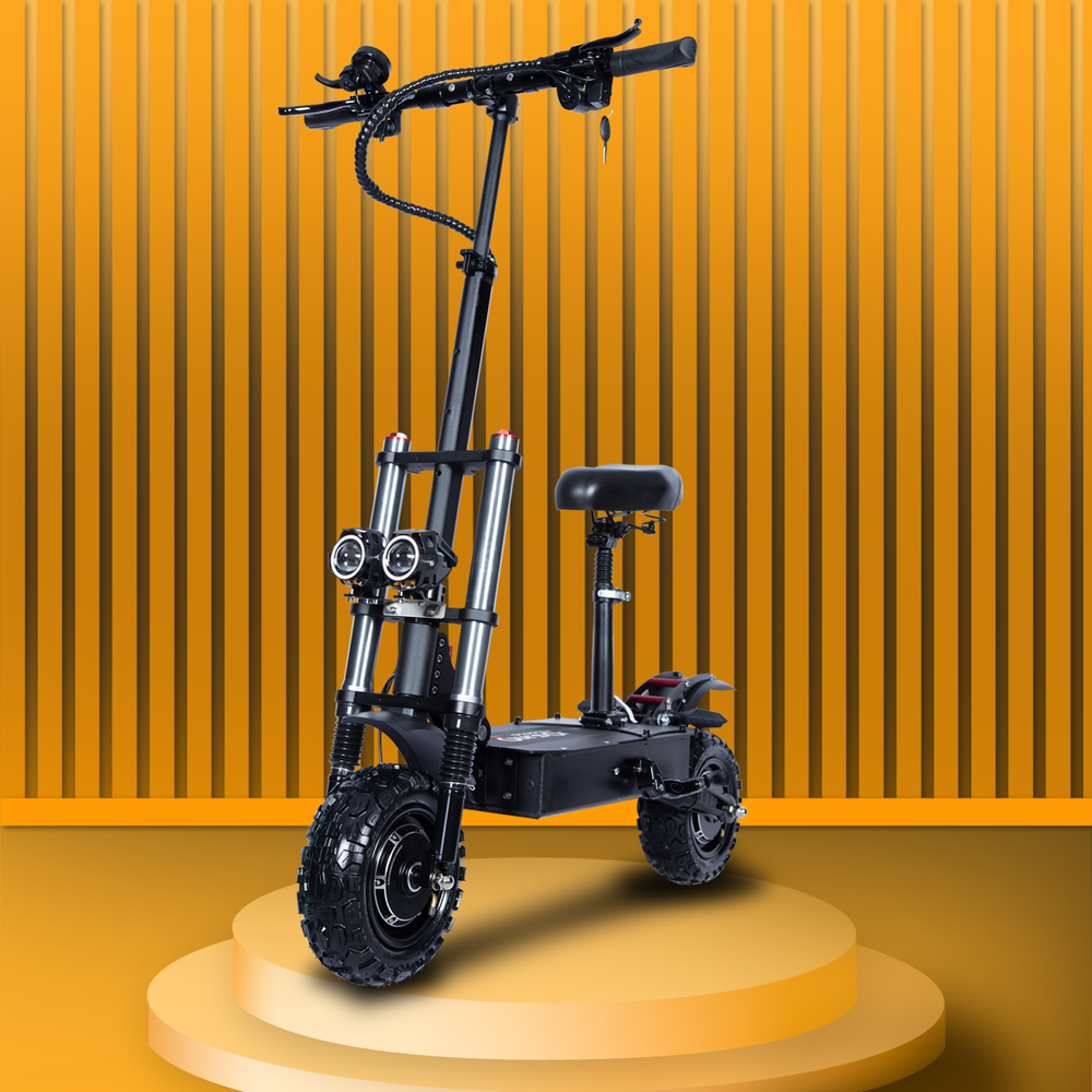 85KM/H 6000W Dual Motor Off-Road Electric Scooter for Adults with 11