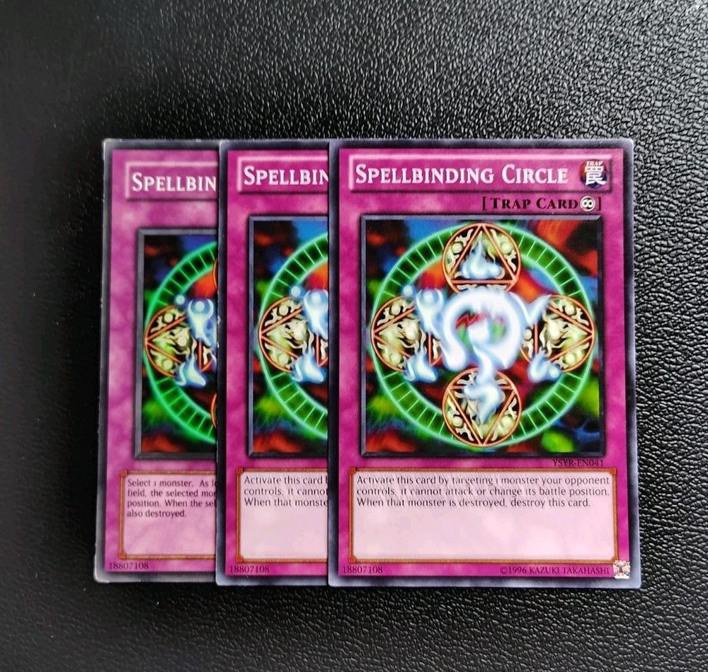 Yu-Gi-Oh Spellbinding Circle Playset of 3 Cards