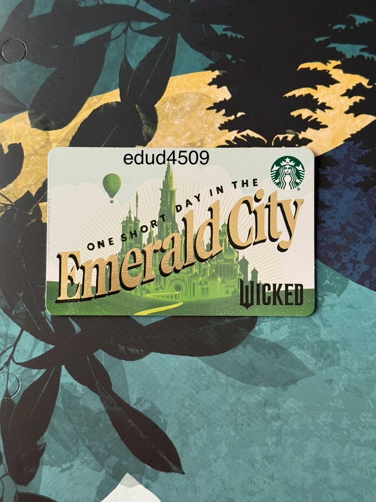 Starbucks Gift Card One Short Day In The Emerald City New-image