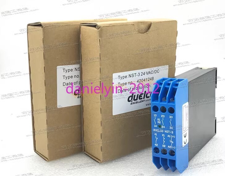 1pcs New NST-3 24VAC/DC DUELCO Safety Relay NST-3 #E8