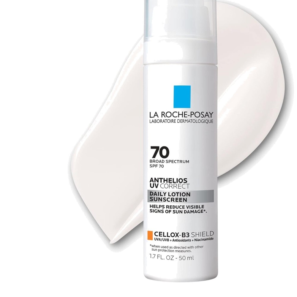 Gentle UV Correct SPF 70 Sunscreen Moisturizer with Niacinamide for Radiant Skin