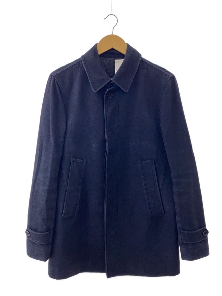 Herno  Steel Collar Coat/-/Wool/Nvy// 3399