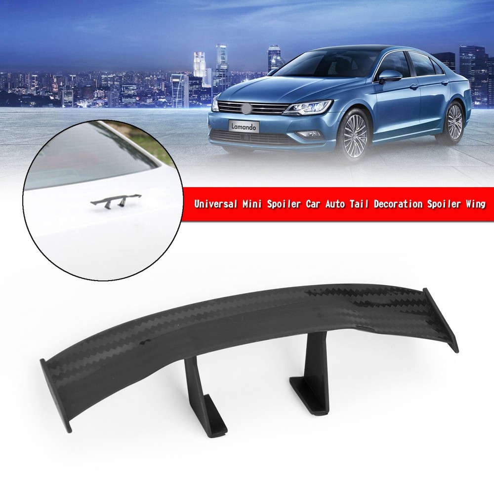 Universal Carbon Fiber Mini Spoiler for Car Tail Decoration
